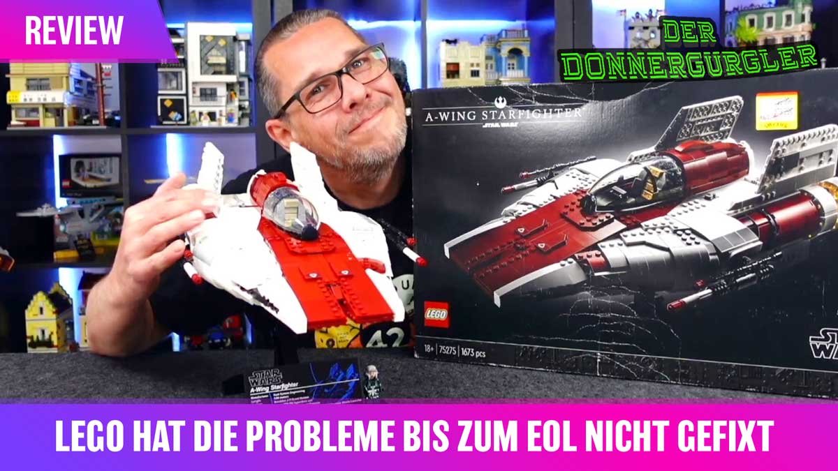 LEGO® Star Wars UCS  - A Wing Starfighter - Die bekannten Probleme bis zum EOL nicht gefixt