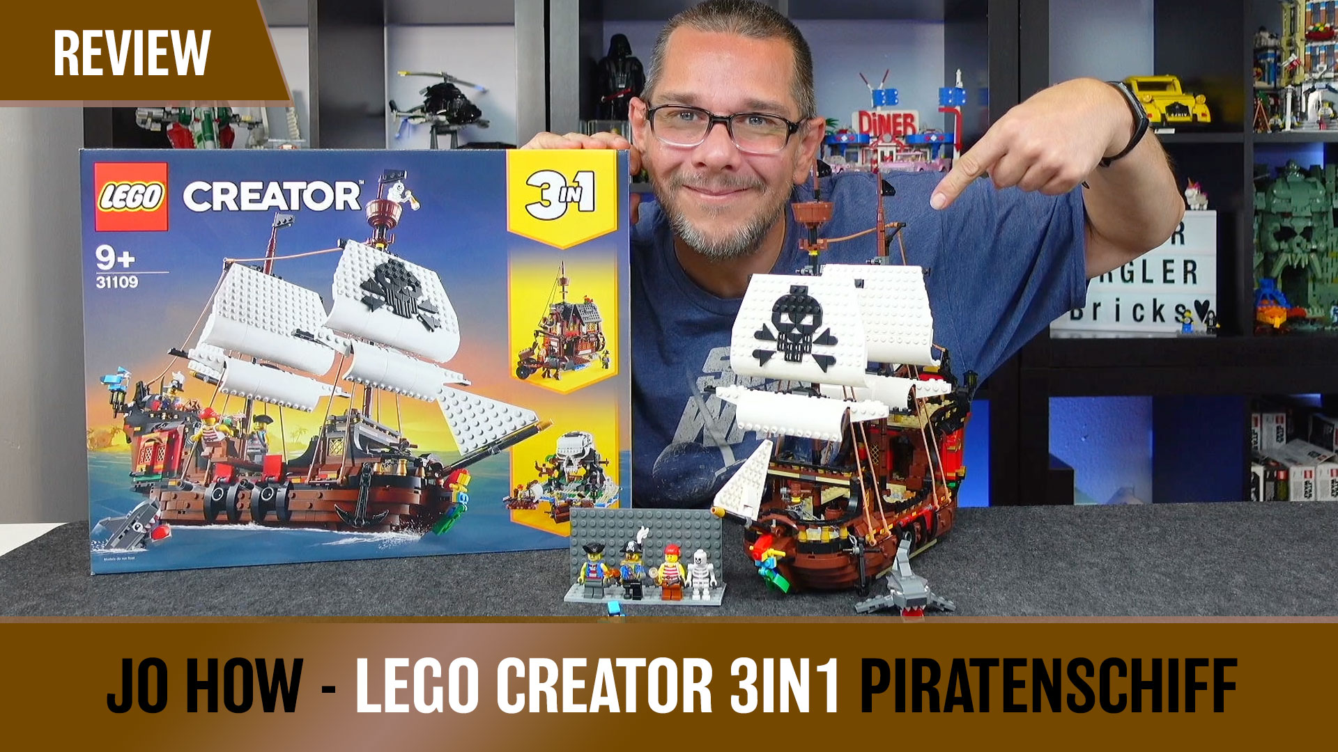 LEGO® CREATOR 3in1 Piratenschiff (31109)
