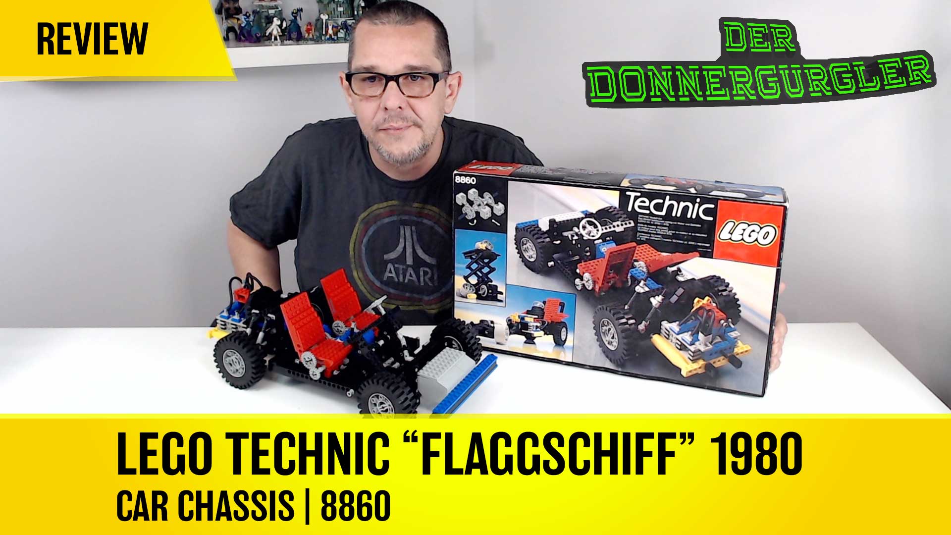 Das 80er Jahre Lego Technic Flaggschiff Set 8860 Car Chassis von 1980