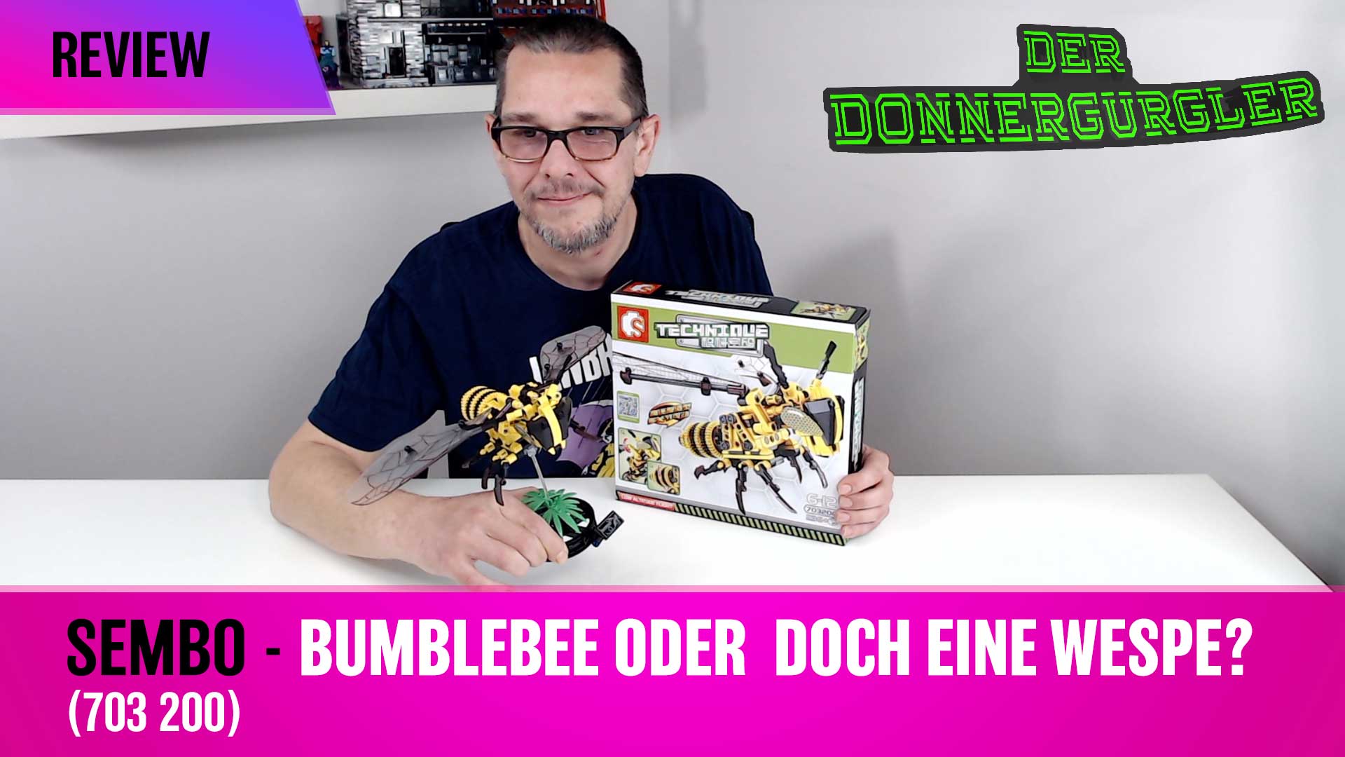 Technic Set Bumblebee von Sembo. (701104). Hummel oder Wespe?