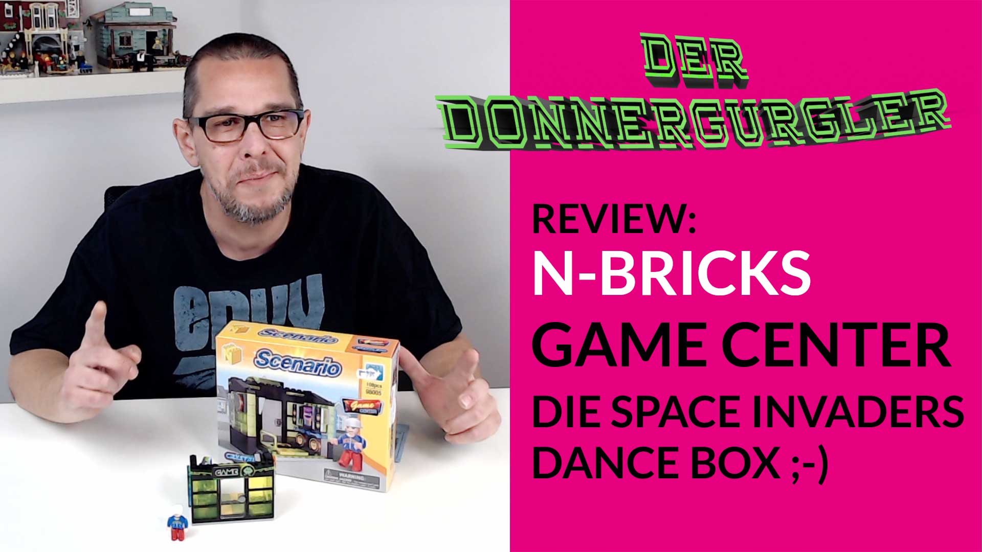 N-Bricks - Crystaland - Game Center - Die Space Invaders Dance--Box(Review)