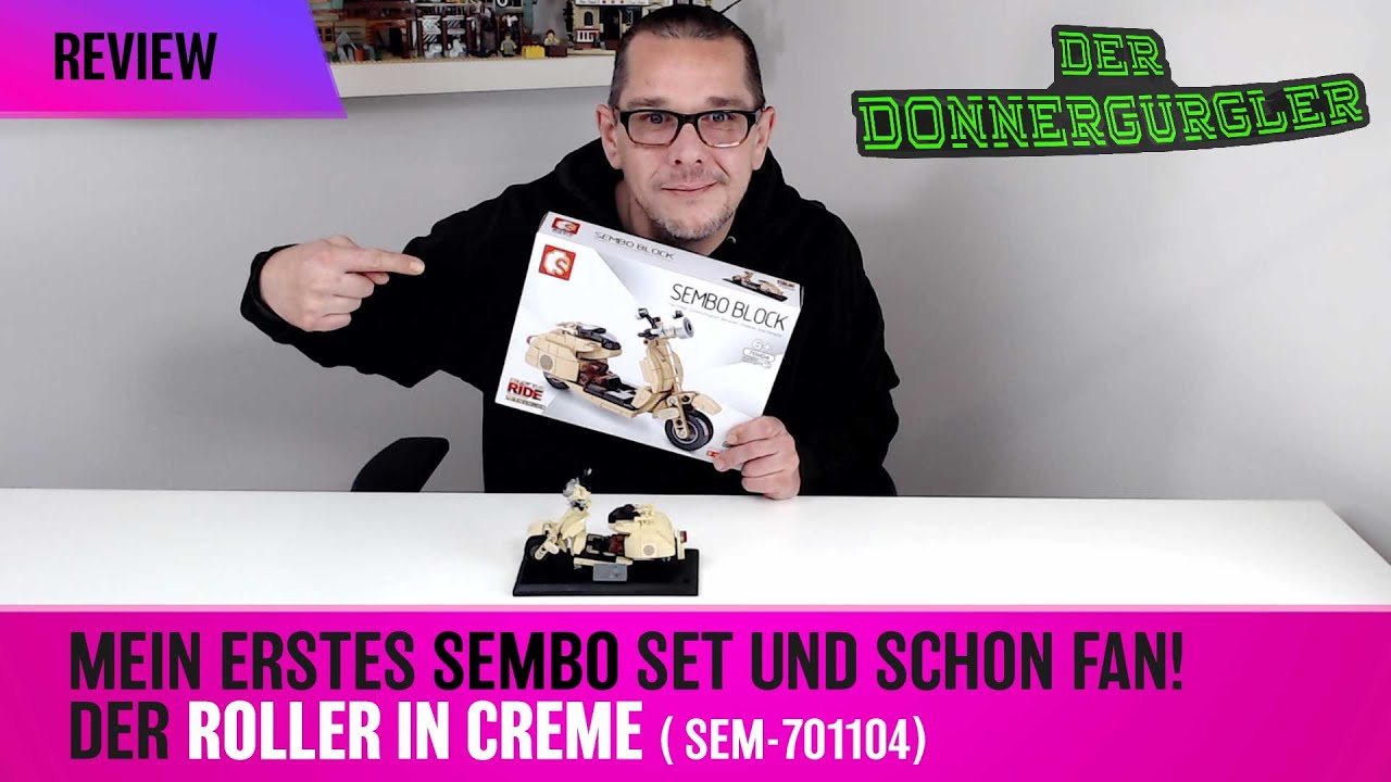 Mein erste Sembo Set - Der Vespa Roller in Creme (701104). Ich bin verliebt.